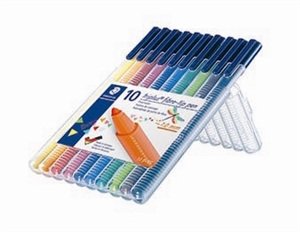 Staedtler Fiberpen Triplus Color 1.0mm, set of 10.